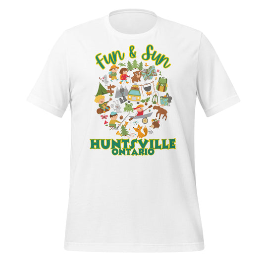 Fun & Sun Huntsville Ontario - Unisex t-shirt