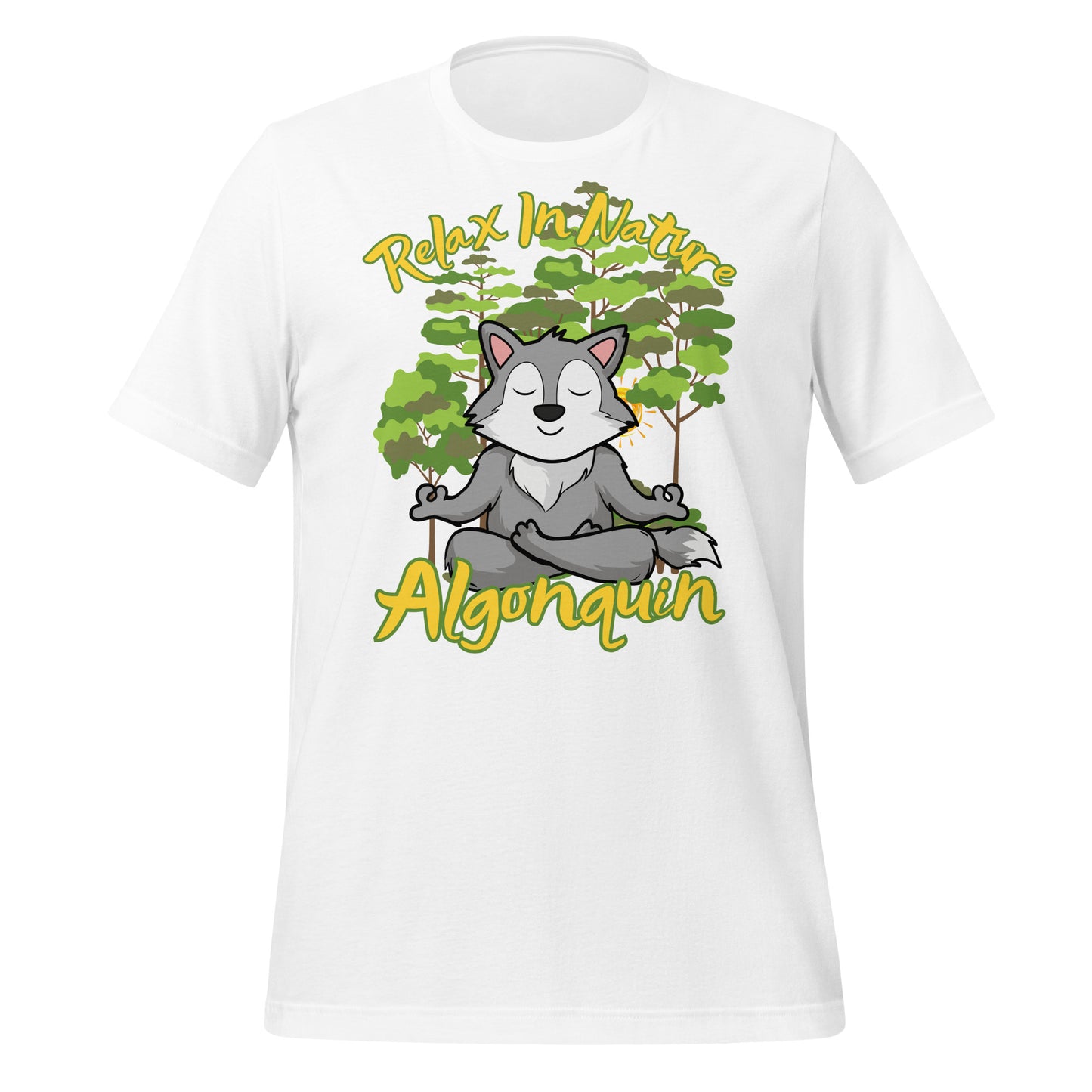 Algonquin Relax in Nature Wolf - Unisex t-shirt