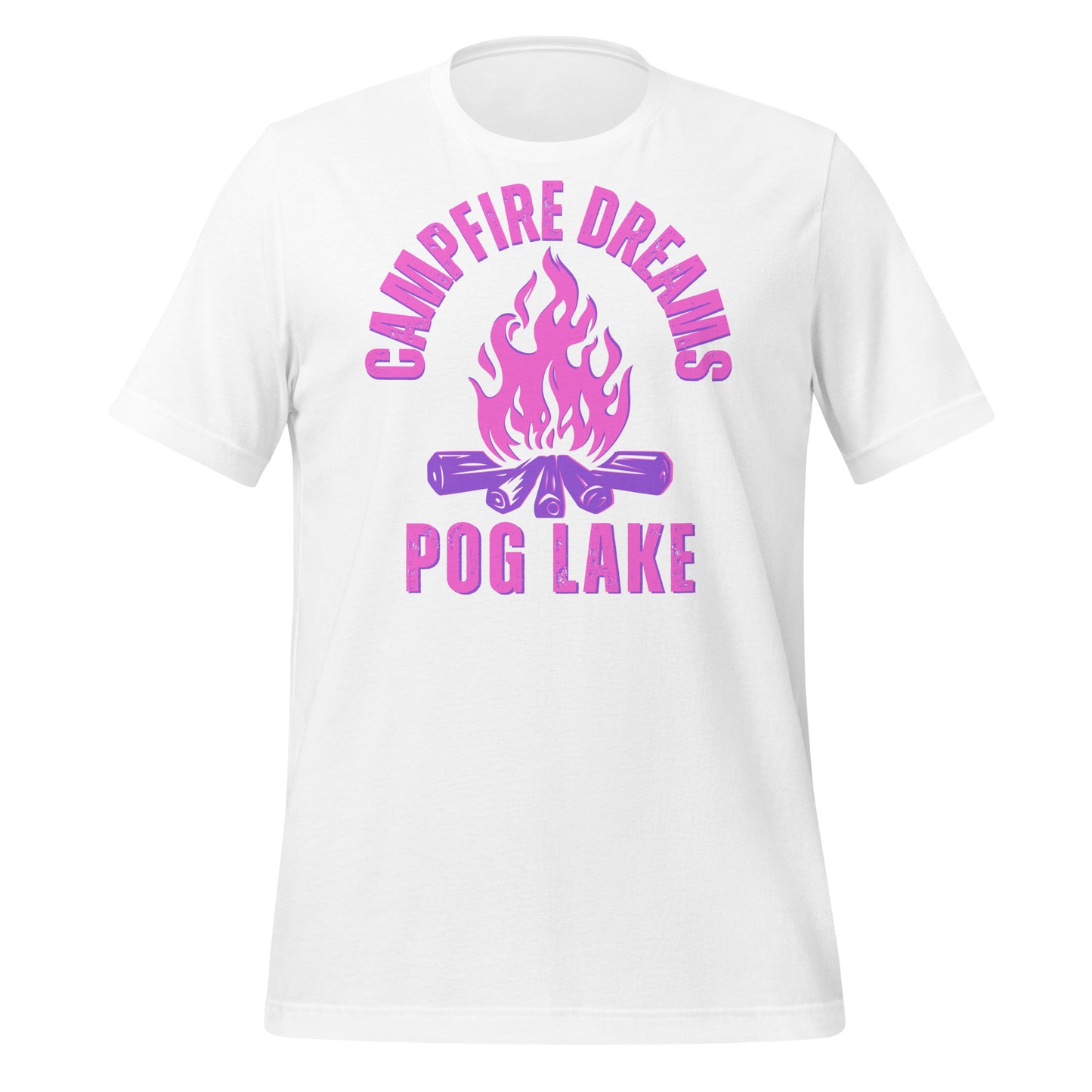 Pog Lake Campfire Dreams Pink - Unisex t-shirt