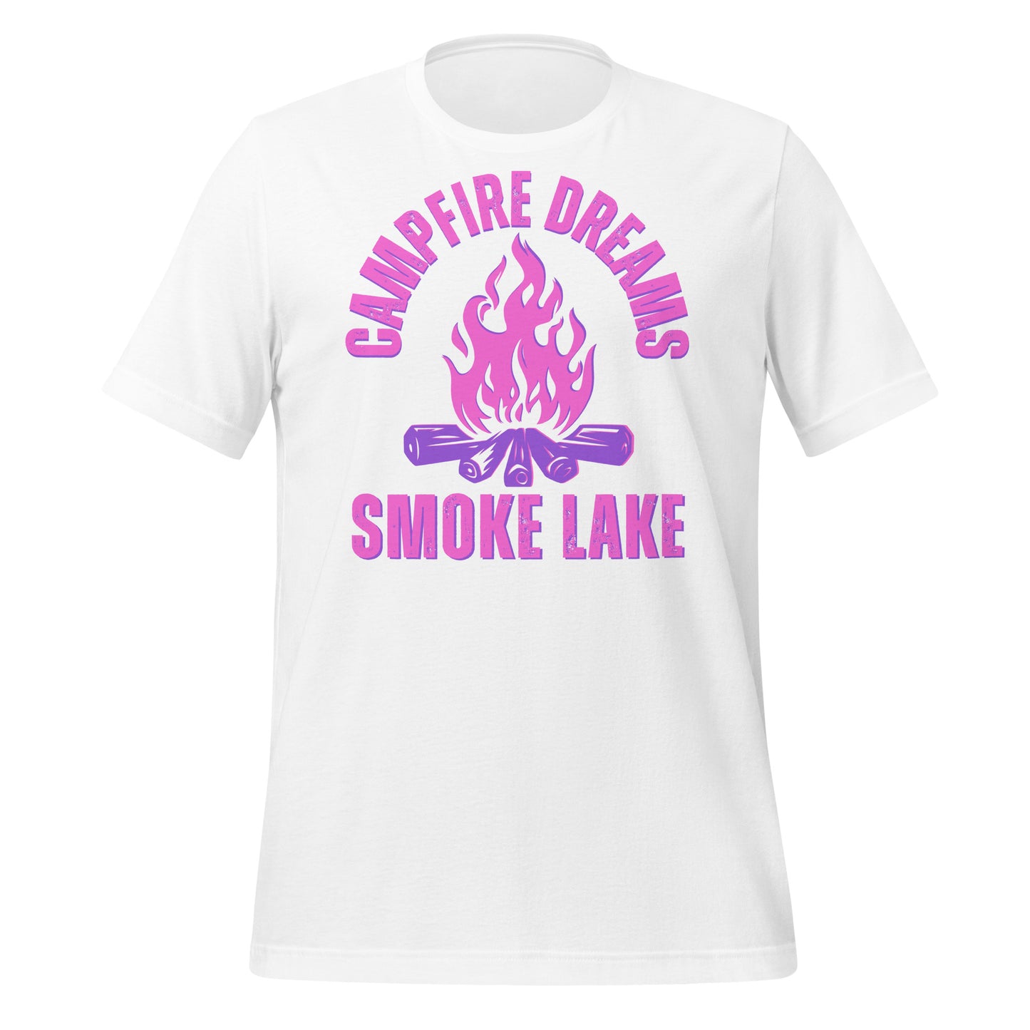 Smoke Lake Campfire Dreams Pink - Unisex t-shirt