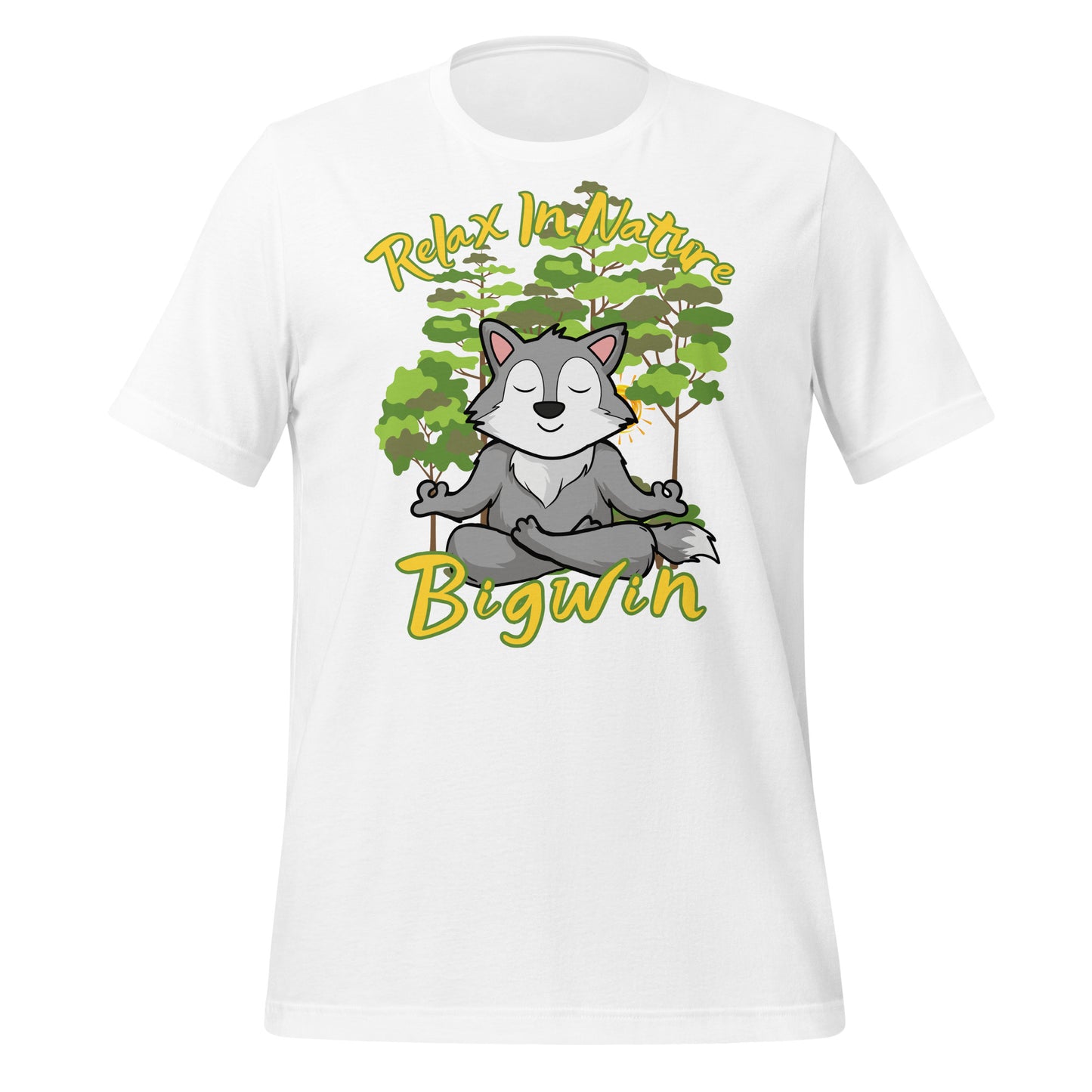 Bigwin Relax in Nature Wolf - Unisex t-shirt