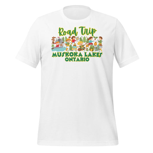 Muskoka Lakes Ontario Road Trip - Unisex t-shirt