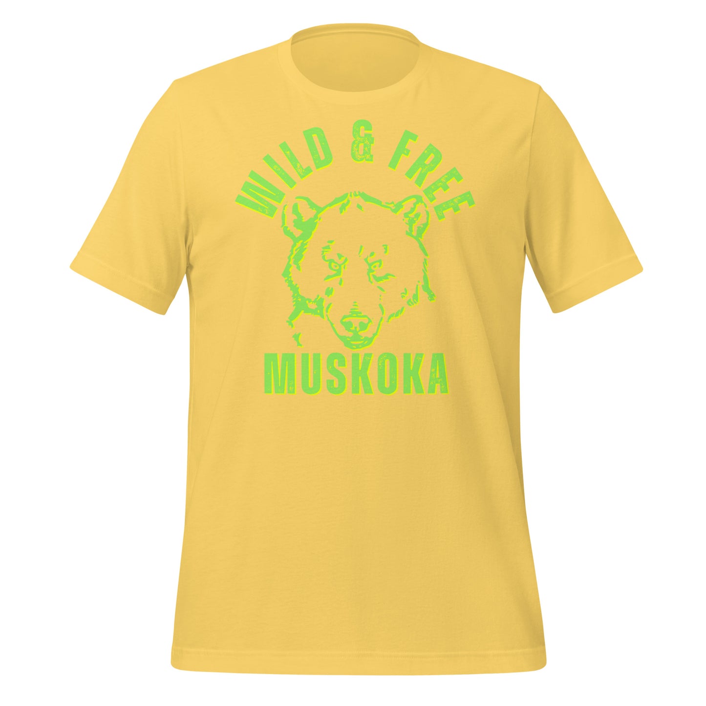 Wild & Free Muskoka Bear Face - Unisex t-shirt