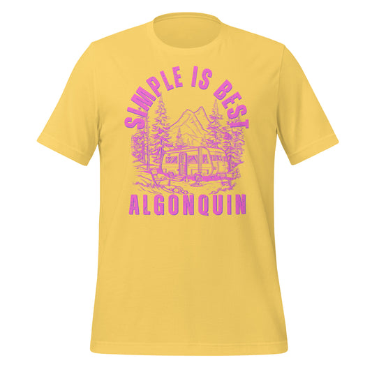 Simple is Best Algonquin Trailer - Unisex t-shirt