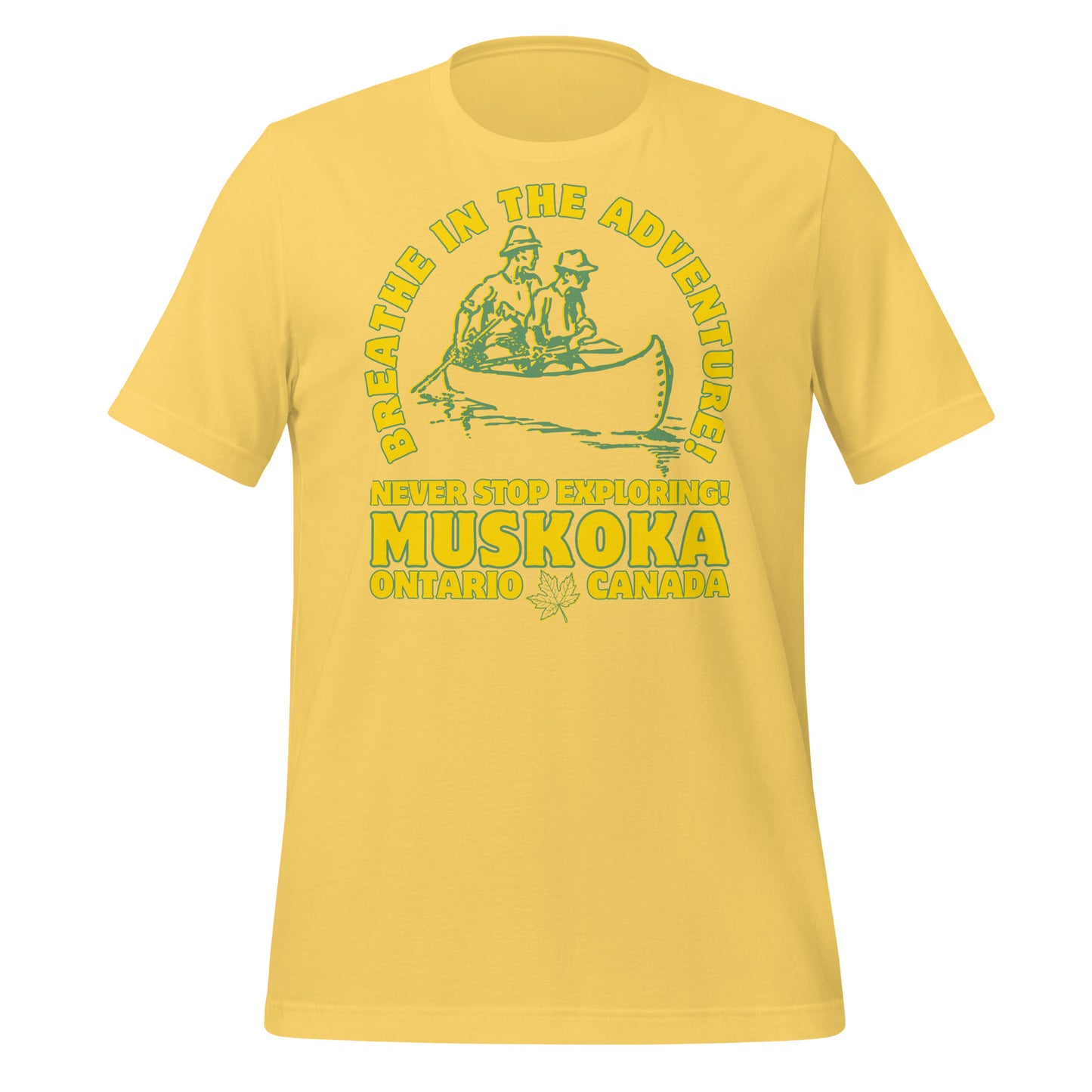 Breathe in The Adventure Muskoka - Unisex t-shirt