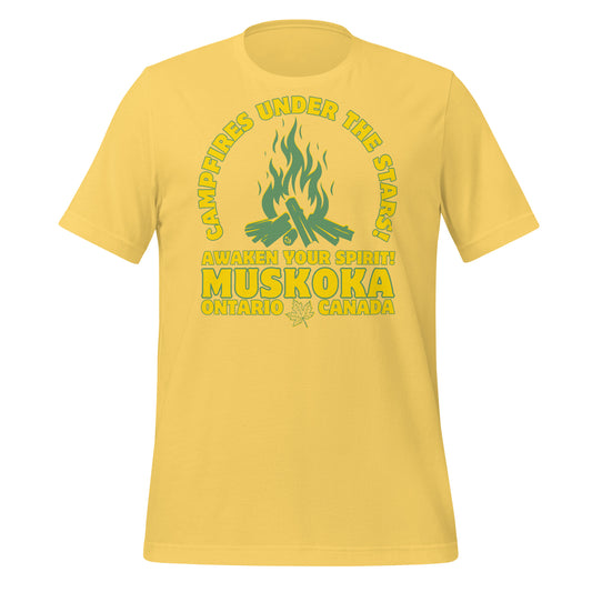 Campfires Under The Stars Muskoka - Unisex t-shirt