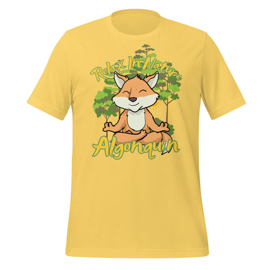 Algonquin Relax in Nature Fox - Unisex t-shirt