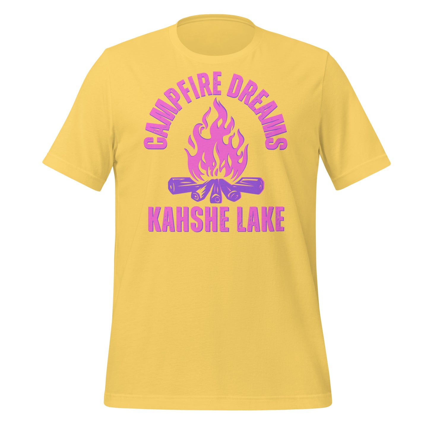 Kahshe Lake Campfire Dreams Pink - Unisex t-shirt