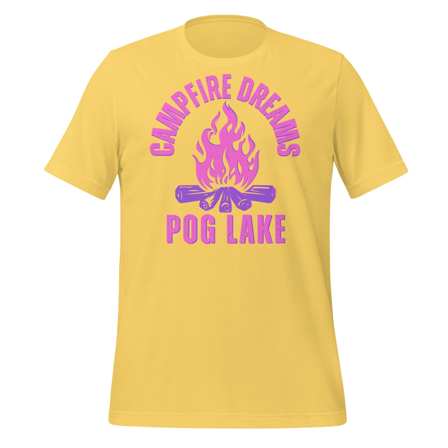 Pog Lake Campfire Dreams Pink - Unisex t-shirt