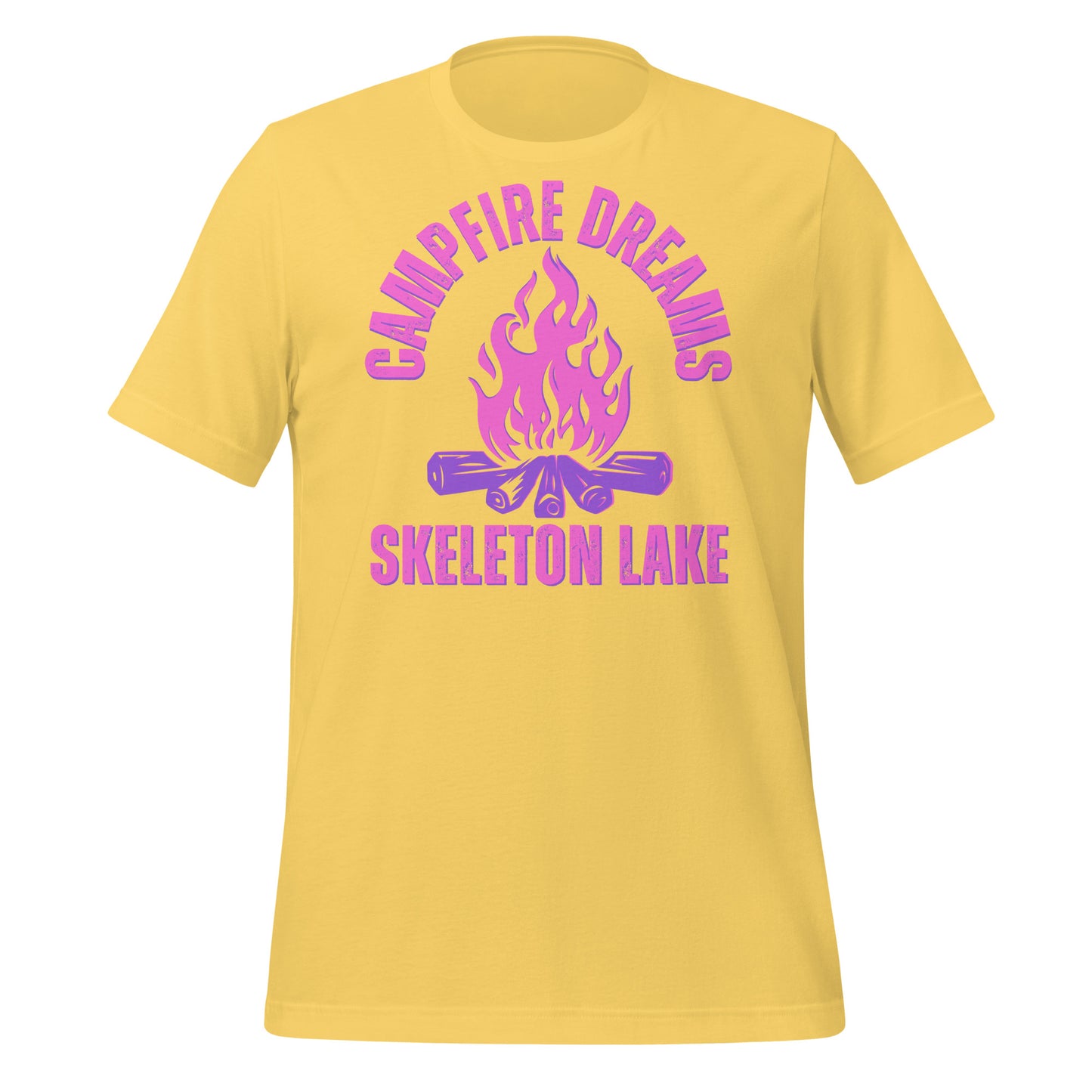 Skeleton Lake Campfire Dreams Pink - Unisex t-shirt