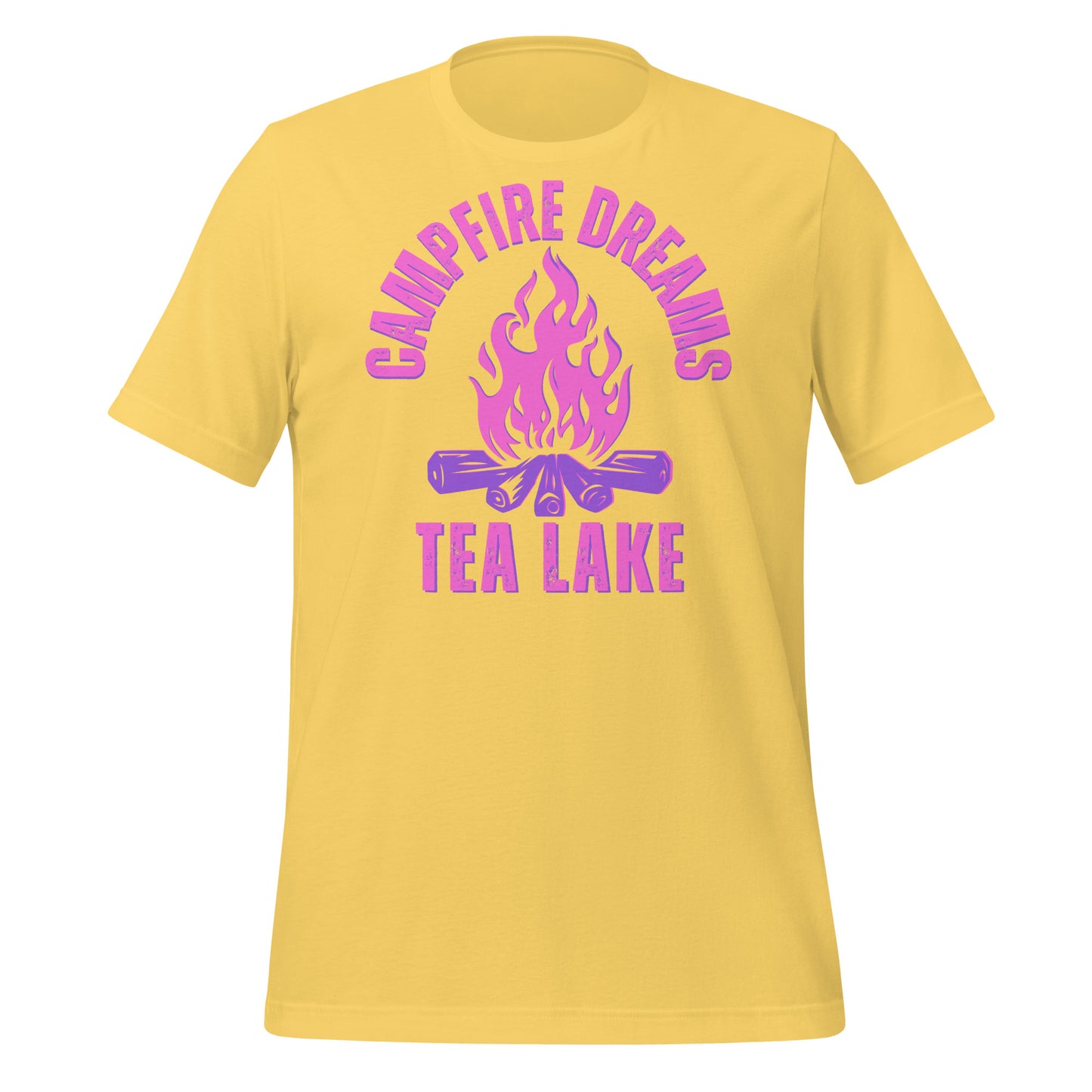 Tea Lake Campfire Dreams Pink - Unisex t-shirt
