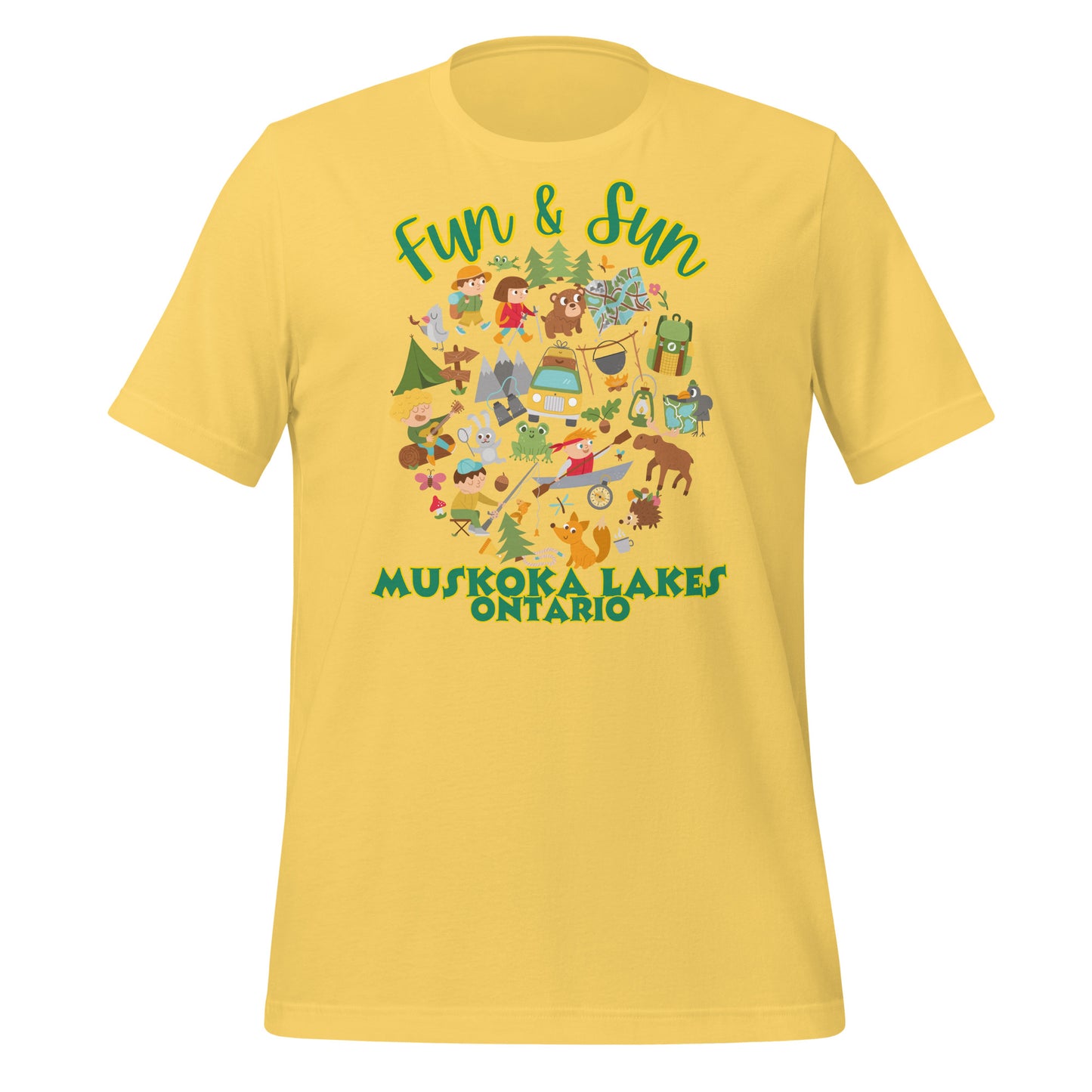 Muskoka Lakes Ontario Fun & Sun - Unisex t-shirt
